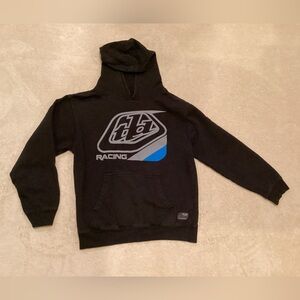 Troy Lee Designs Black Racing Kids Hoodie